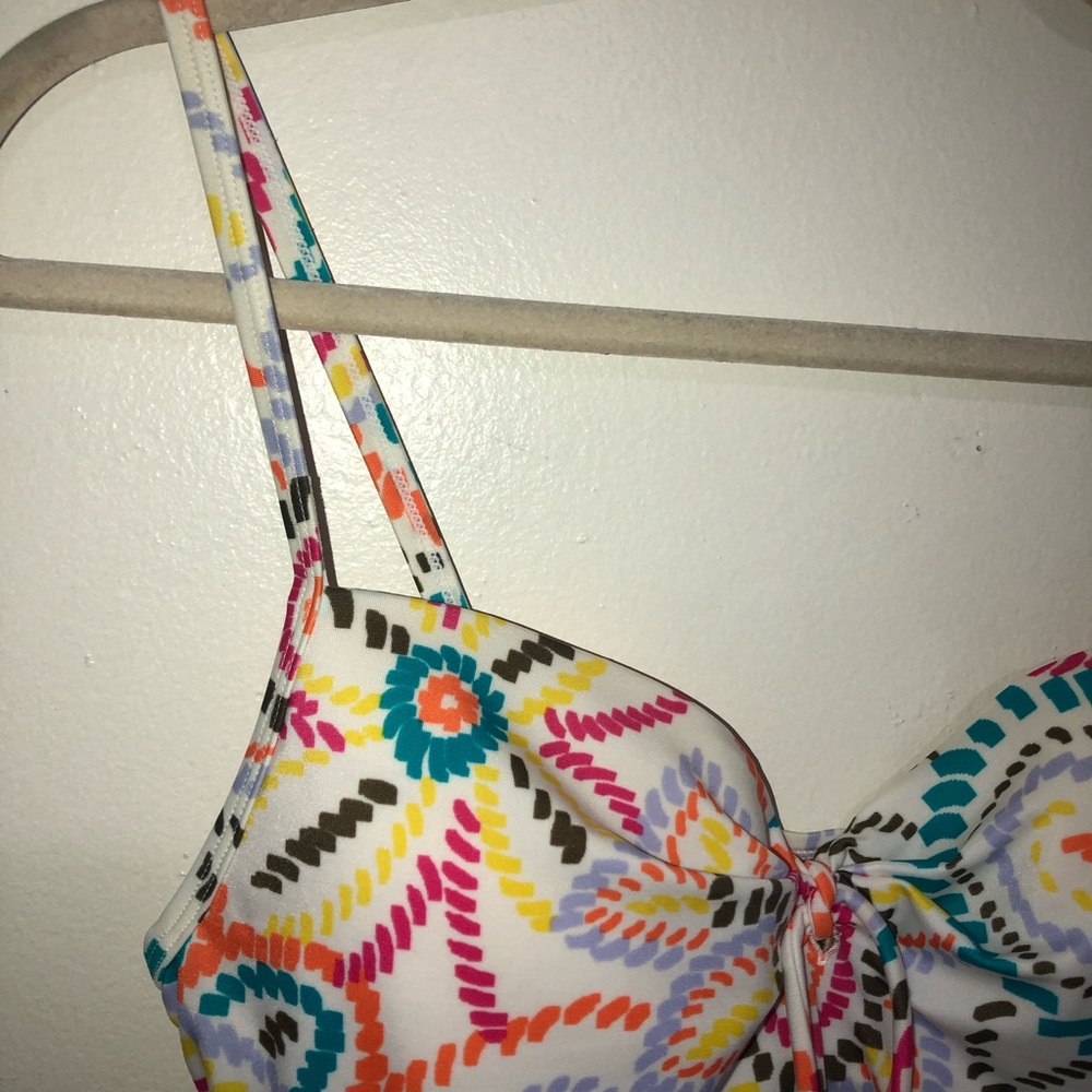 Victoria’s Secret multi color padded underwire cup tankini Size 36C - Picture 7 of 12